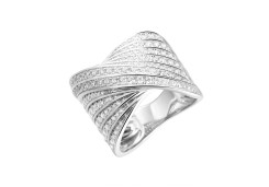 Серебряное кольцо с фианитом