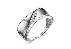 Серебряное кольцо с фианитом
