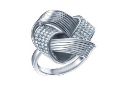 Серебряное кольцо с фианитом