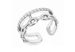 Серебряное кольцо с фианитом