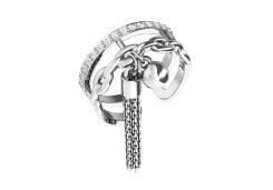Серебряное кольцо с фианитом