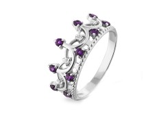 Серебряное кольцо с фианитом