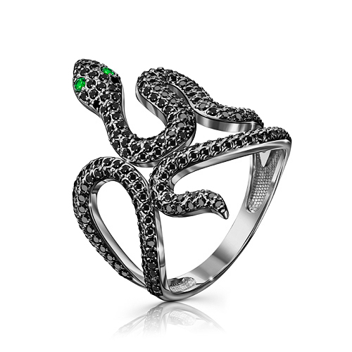 Серебряное кольцо с фианитом