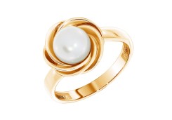 Серебряное кольцо с жемчугом