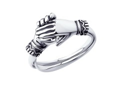 Серебряное кольцо с фианитом