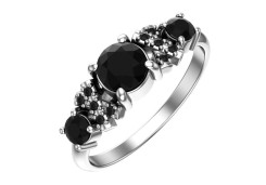 Серебряное кольцо с фианитом