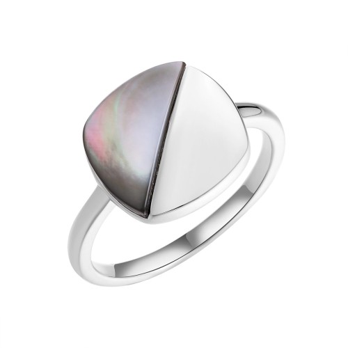 Серебряное кольцо с перламутром