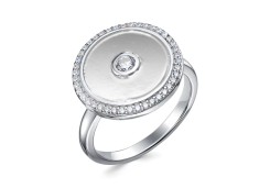 Серебряное кольцо с перламутром