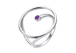 Серебряное кольцо с ситаллом