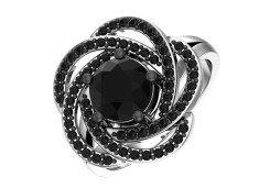 Серебряное кольцо с кварцем