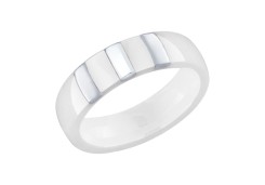 Серебряное кольцо с керамикой