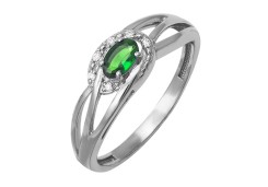 Серебряное кольцо с кварцем