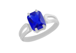 Серебряное кольцо с фианитом