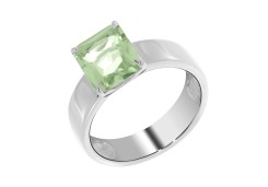 Серебряное кольцо с фианитом