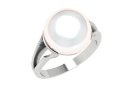 Серебряное кольцо с жемчугом
