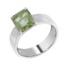 Серебряное кольцо с хризолитом