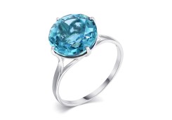 Серебряное кольцо с кварцем