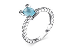 Серебряное кольцо с агатом