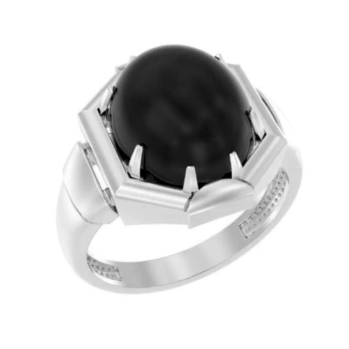 Серебряное кольцо с агатом