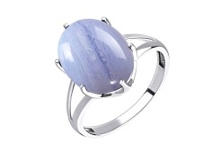 Серебряное кольцо с агатом