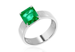 Серебряное кольцо с турмалином