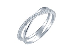 Серебряное кольцо с фианитом