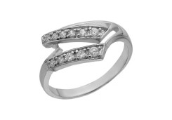 Серебряное кольцо с фианитом