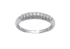 Серебряное кольцо с фианитом 