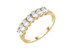 Серебряное кольцо с фианитом