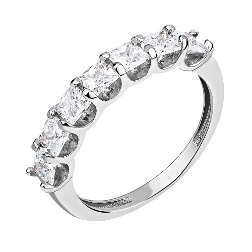 Серебряное кольцо с фианитом