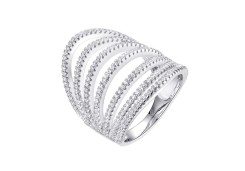 Серебряное кольцо с фианитом