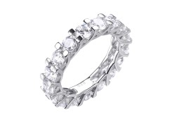 Серебряное кольцо с фианитом