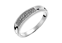 Серебряное кольцо с фианитом