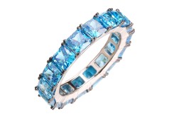 Серебряное кольцо с фианитом