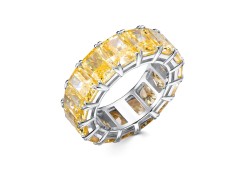 Серебряное кольцо с фианитом