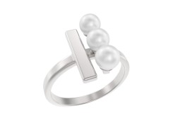 Серебряное кольцо с жемчугом