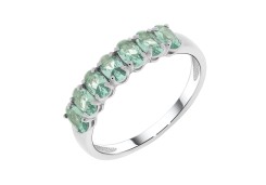 Серебряное кольцо с турмалином