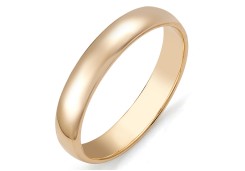 Золотое обручальное кольцо 