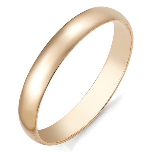 Золотое обручальное кольцо 