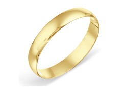 Кольцо обручальное из желтого золота 