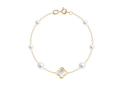 Золотой браслет с полудрагоценными камнями