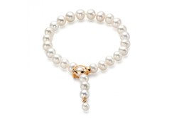 Золотой браслет с жемчугом