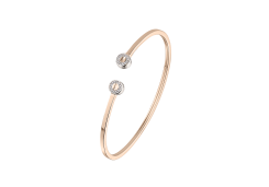 Золотой браслет с фианитом