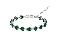 Серебряный браслет с кварцем