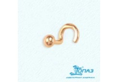 Серьга д/пирсинга из золота 