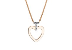 Золотое колье с бриллиантом