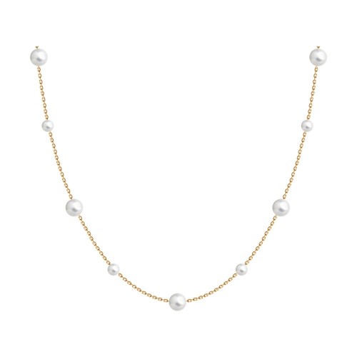 Золотое колье с жемчугом