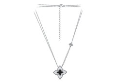 Серебряное колье с ониксом