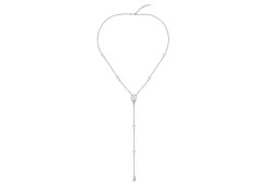 Серебряное колье с фианитом