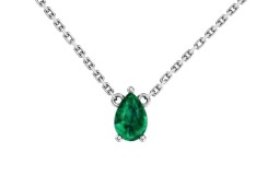 Серебряное колье с кварцем